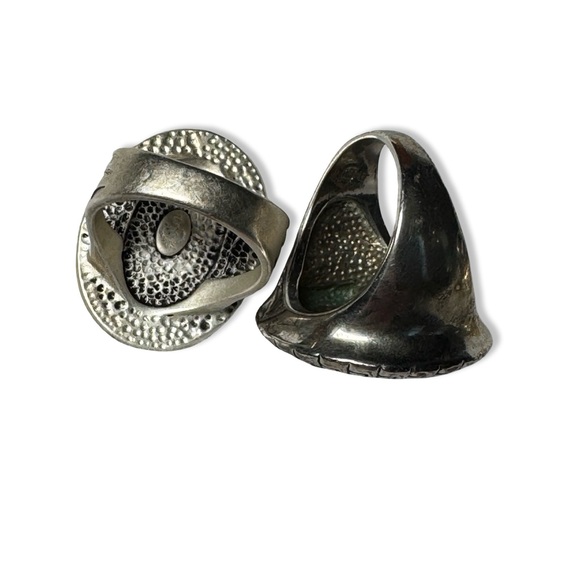 Premier Designs Ring Lot Bundle of 5 Vintage Size 8 Cocktail Rings Cabochon - Picture 2 of 7